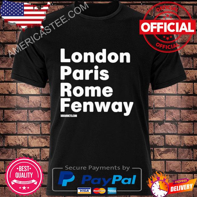 Premium London paris rome fenway shirt