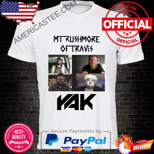 Premium Mt rushmore of travis shirt