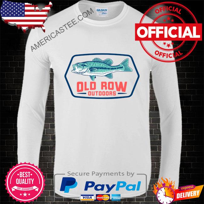 Premium Old row outdoors bass badge shirt
