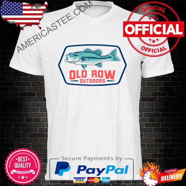 Premium Old row outdoors bass badge shirt