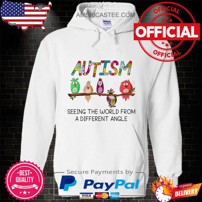 Premium Owl autism seeing the world from a different angle shirt