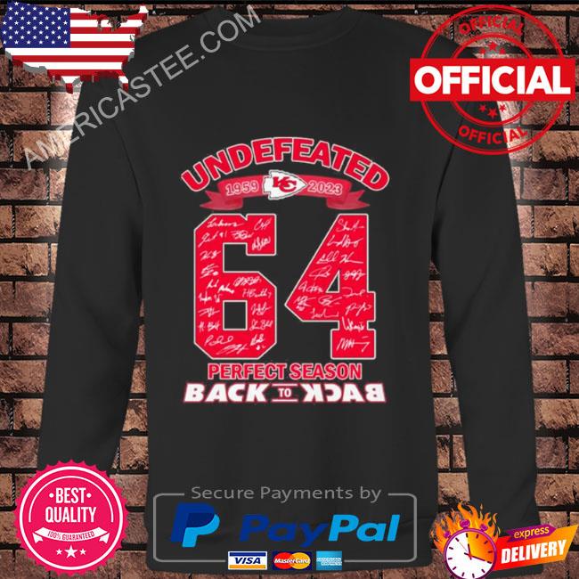 Premium Perfect Season Kansas City Chiefs Back To Back 64 Years 1959 2023 Shirt