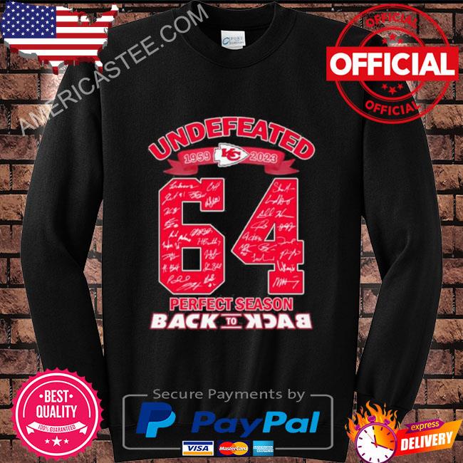 Premium Perfect Season Kansas City Chiefs Back To Back 64 Years 1959 2023 Shirt
