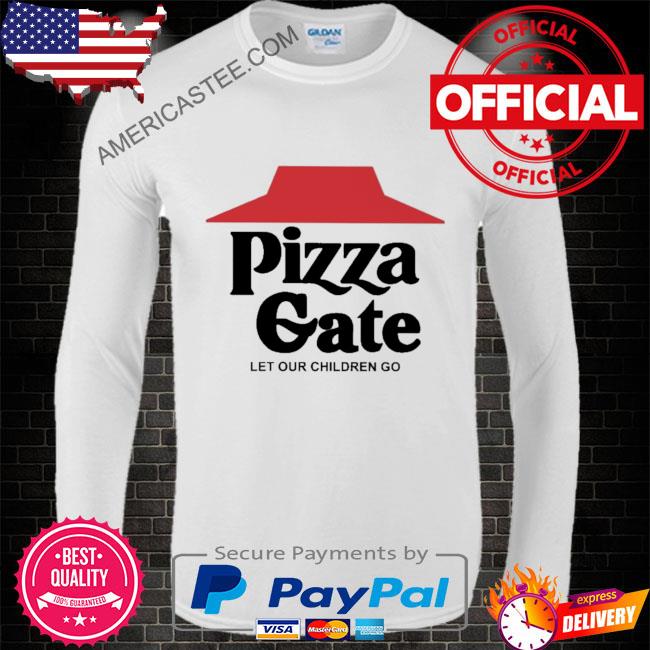 Premium Pizza gate let our children go shirt