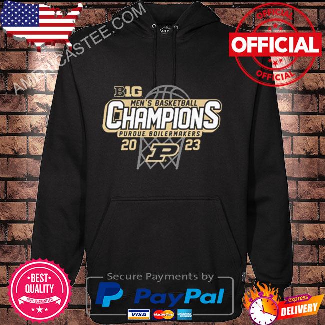 Premium Purdue men’s basketball conference champs locker room black shirt