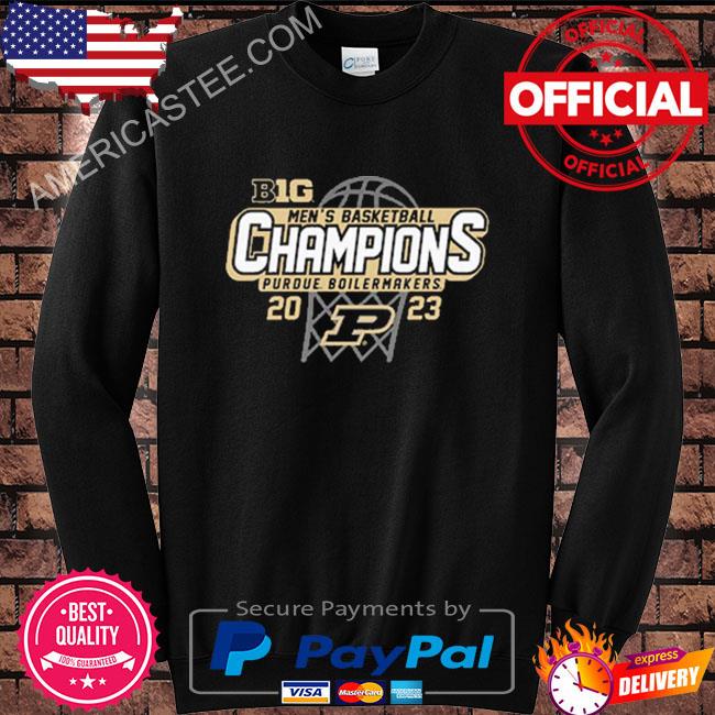 Premium Purdue men’s basketball conference champs locker room black shirt