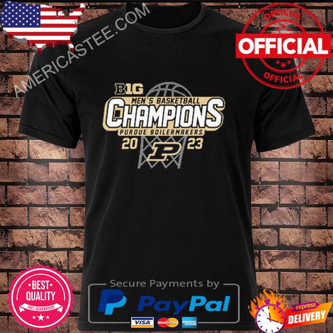 Premium Purdue men’s basketball conference champs locker room black shirt