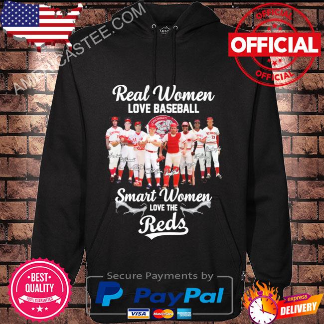 Premium Real Women Love Baseball Smart Women Love The Reds T Shirt