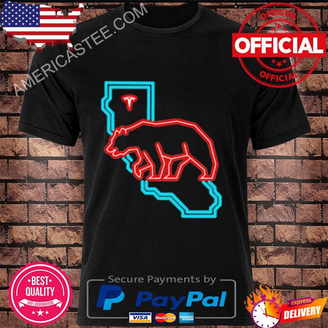 Premium Tesla usa engineering hq California bear shirt