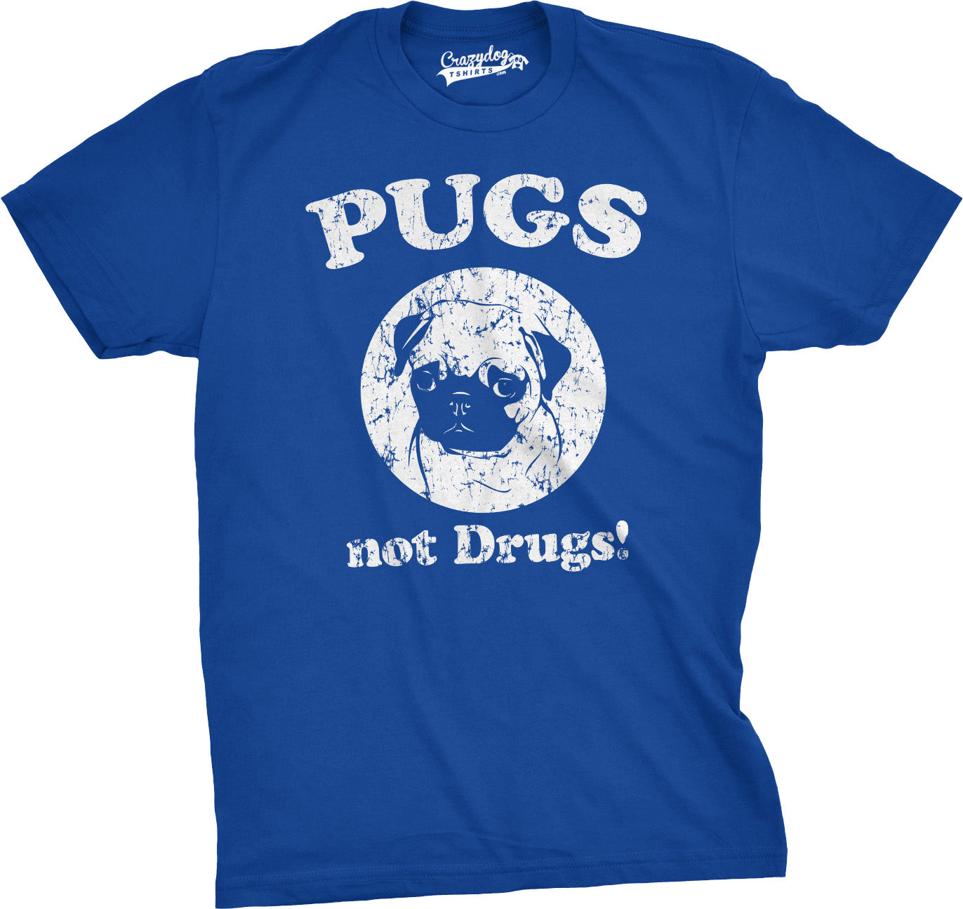 Pugs Not Drugs Men's T Shirt