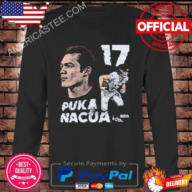 Puka nacua los angeles r player number shirt