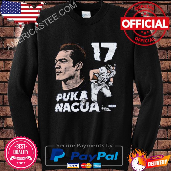 Puka nacua los angeles r player number shirt