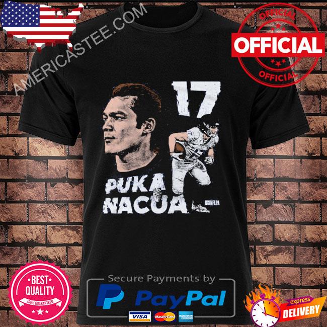 Puka nacua los angeles r player number shirt