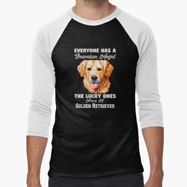 Golden Retriever Dog Owner Everyone Has A Guardian Angel by fantasticdesign T-Shirts, Hoodie, Sweatshirt (Image 1)