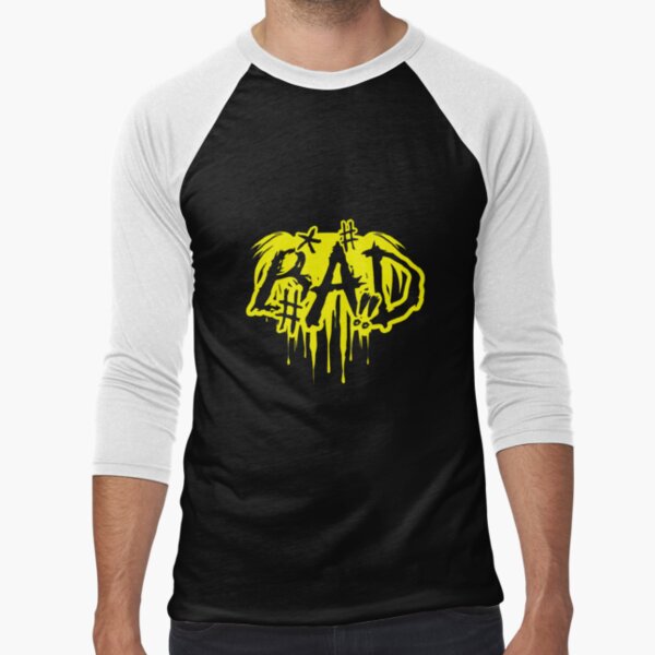 BAD – Neon Street Graffiti Typography by SoftMintDesigns T-Shirts, Hoodie, Sweatshirt | BlankRebels.com (Image 1)