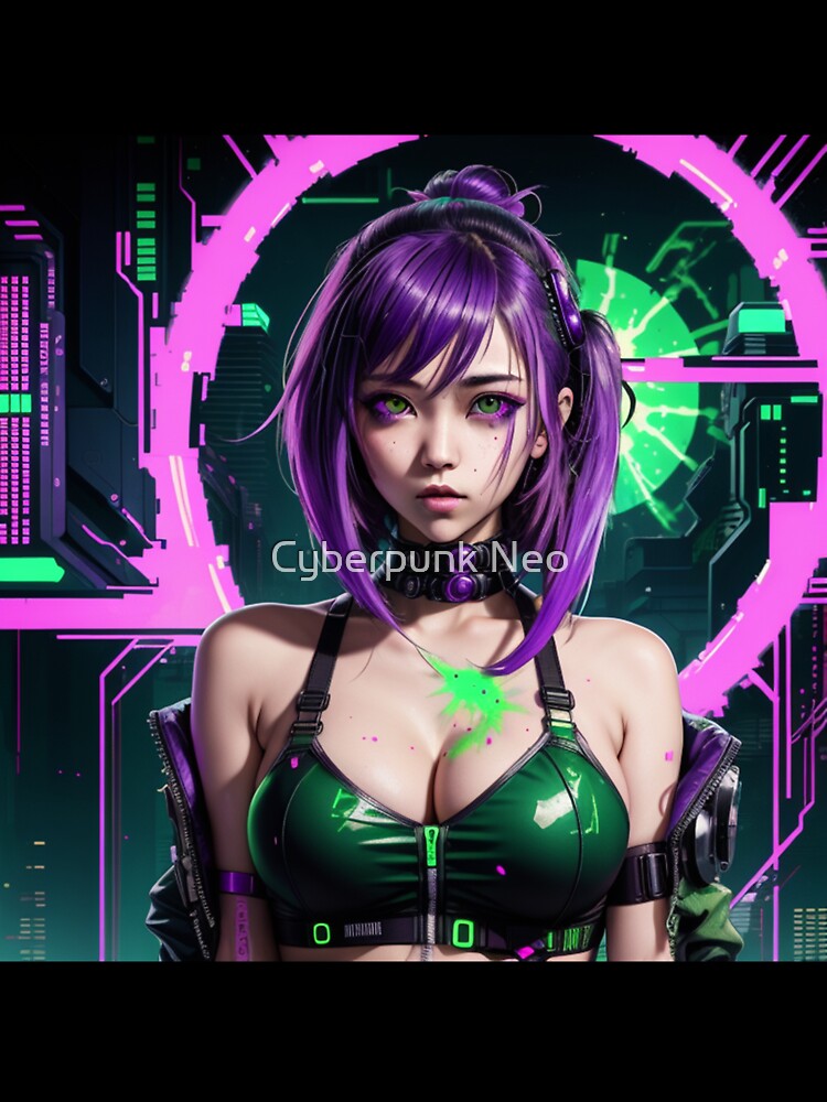 Cyberpunk Anime Girl by Cyberpunk Neo