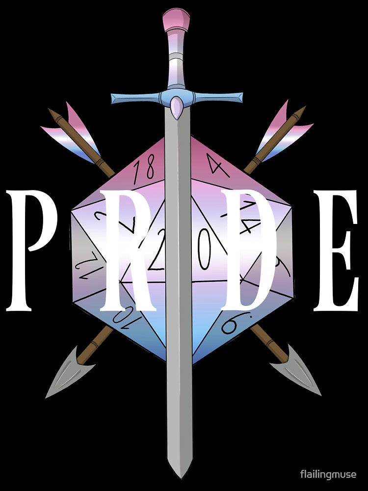 Critical hit! - Bigender Pride by flailingmuse T-Shirts, Hoodie, Sweatshirt | BlankRebels.com (Image 3)
