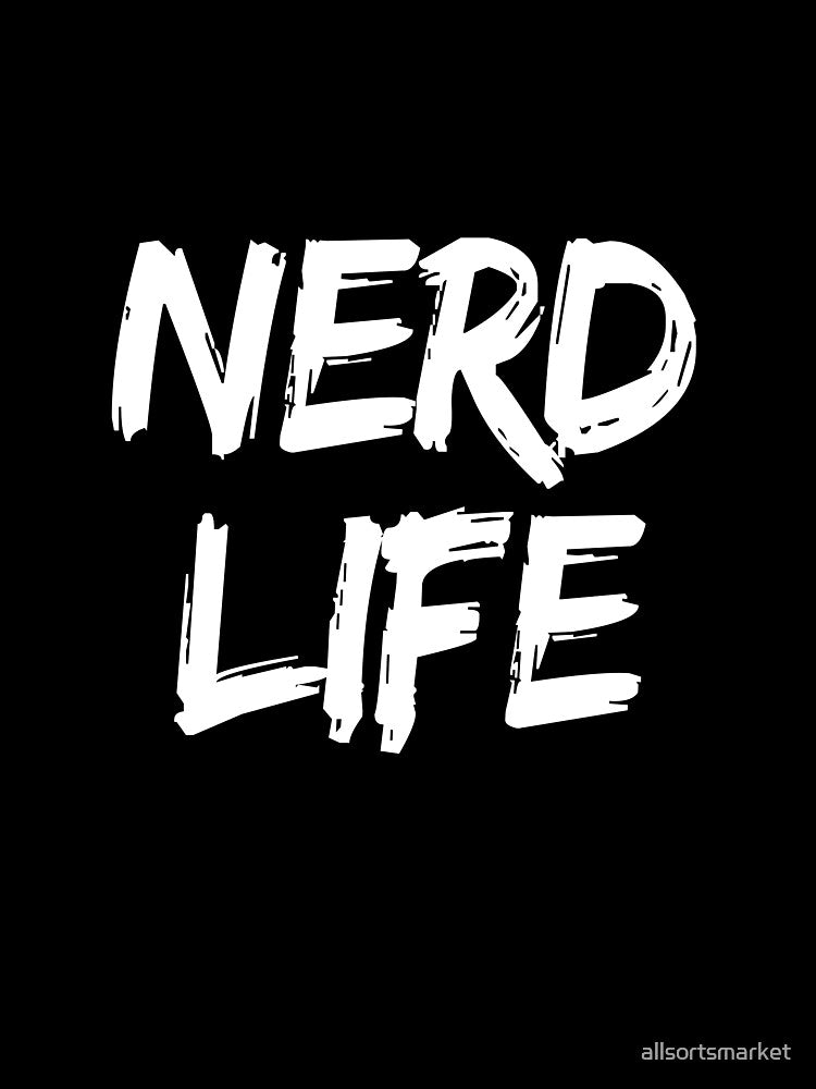 NERD LIFE - TOTES & BAGS by allsortsmarket T-Shirts, Hoodie, Sweatshirt | BlankRebels.com (Image 3)