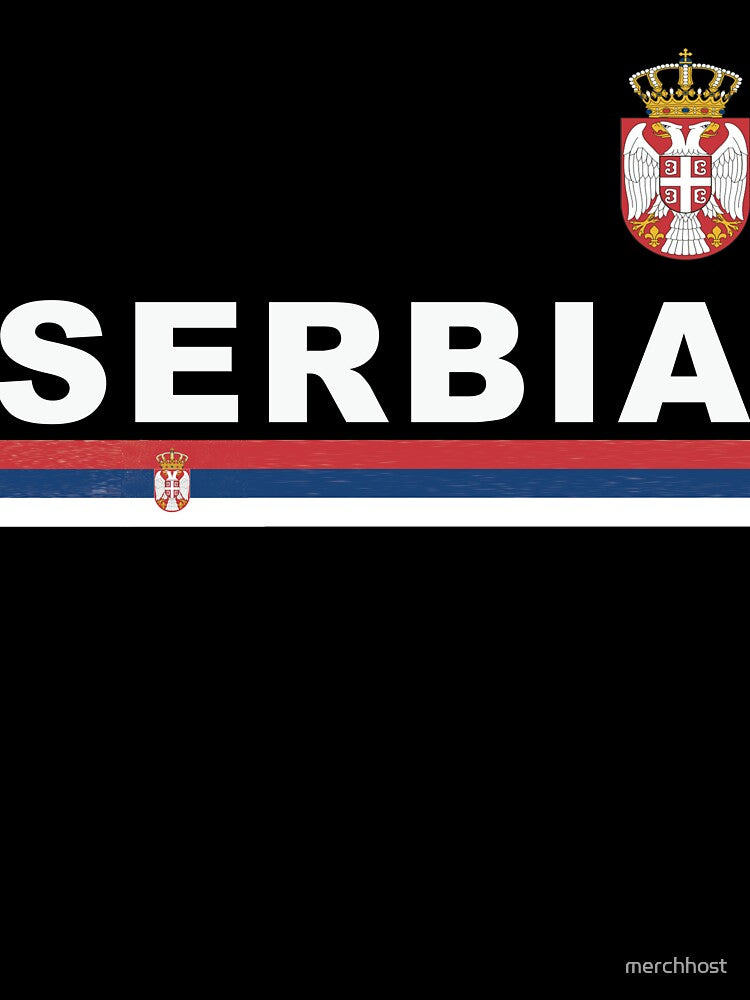 Serbia Soccer or Football Game Jersey Style Design by merchhost