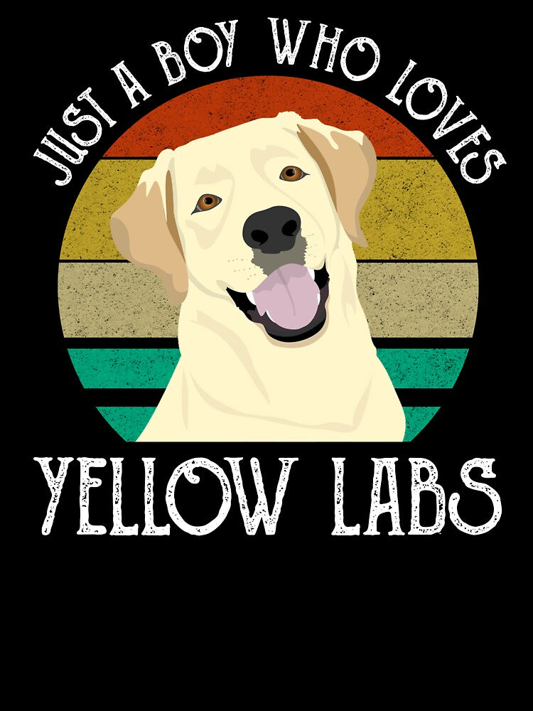 Just A Boy Who Loves Yellow Labs by Cat Lady Designs T-Shirts, Hoodie, Sweatshirt | BlankRebels.com (Image 3)