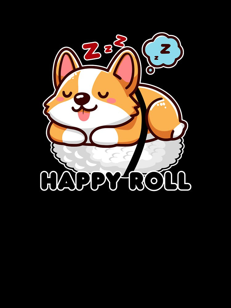 Happy Roll, Cute Corgi by Pawshimi Studio T-Shirts, Hoodie, Sweatshirt | BlankRebels.com (Image 3)