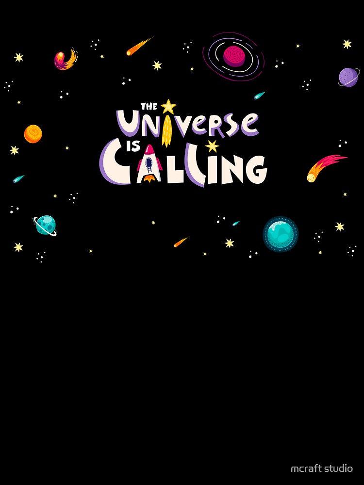 Space quote the universe by mcraft studio T-Shirts, Hoodie, Sweatshirt | BlankRebels.com (Image 3)