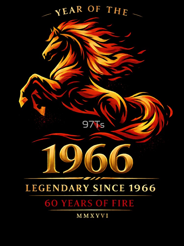 1966 Fire Horse – 60 Years of Fire 2026 by 97Ts T-Shirts, Hoodie, Sweatshirt | BlankRebels.com (Image 3)
