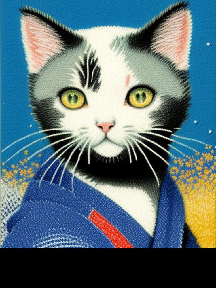 Cat Japanese art style by Roxburylane T-Shirts, Hoodie, Sweatshirt | BlankRebels.com (Image 3)