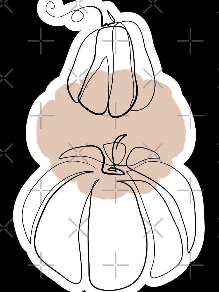 Pumpkins stack - Minimal line art by InspiRin T-Shirts, Hoodie, Sweatshirt | BlankRebels.com (Image 3)
