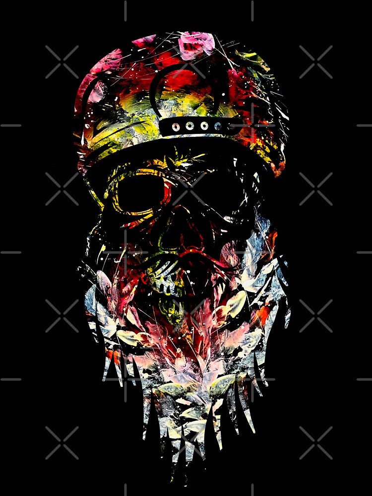 Galaxy demons abstract crazy hat and bearded skull by TitaCris T-Shirts, Hoodie, Sweatshirt | BlankRebels.com (Image 3)
