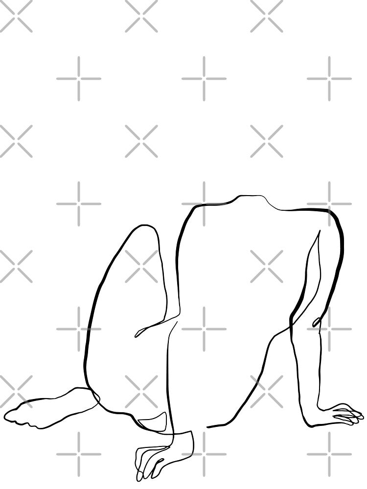 Seated - Minimal line art by InspiRin T-Shirts, Hoodie, Sweatshirt | BlankRebels.com (Image 3)