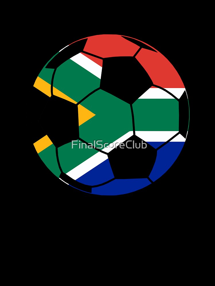 South Africa Flag Soccer Ball by FinalScoreClub
