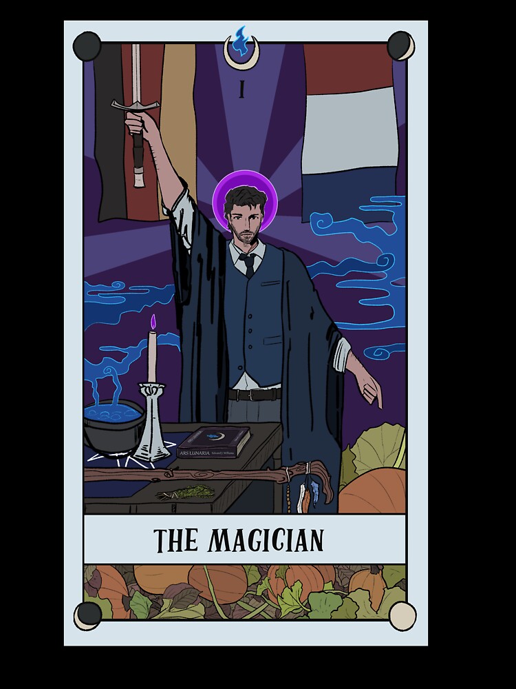 The Magician - Lunamand Tarot by William Novak T-Shirts, Hoodie, Sweatshirt | BlankRebels.com (Image 3)