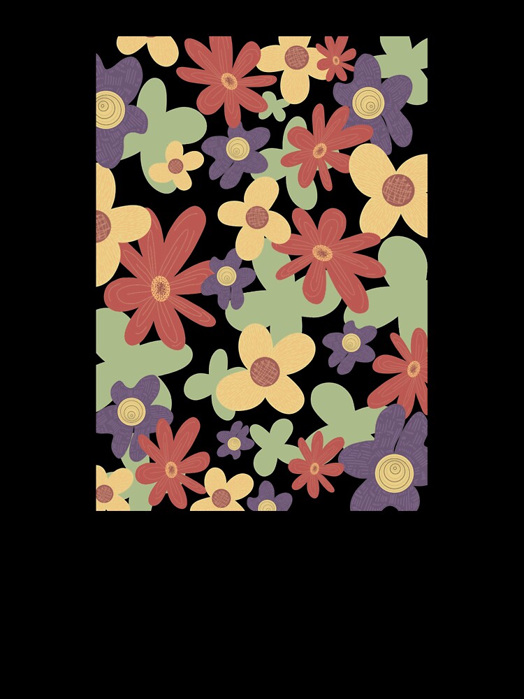 Earthy flower pattern 2 by Laura Wong T-Shirts, Hoodie, Sweatshirt | BlankRebels.com (Image 3)
