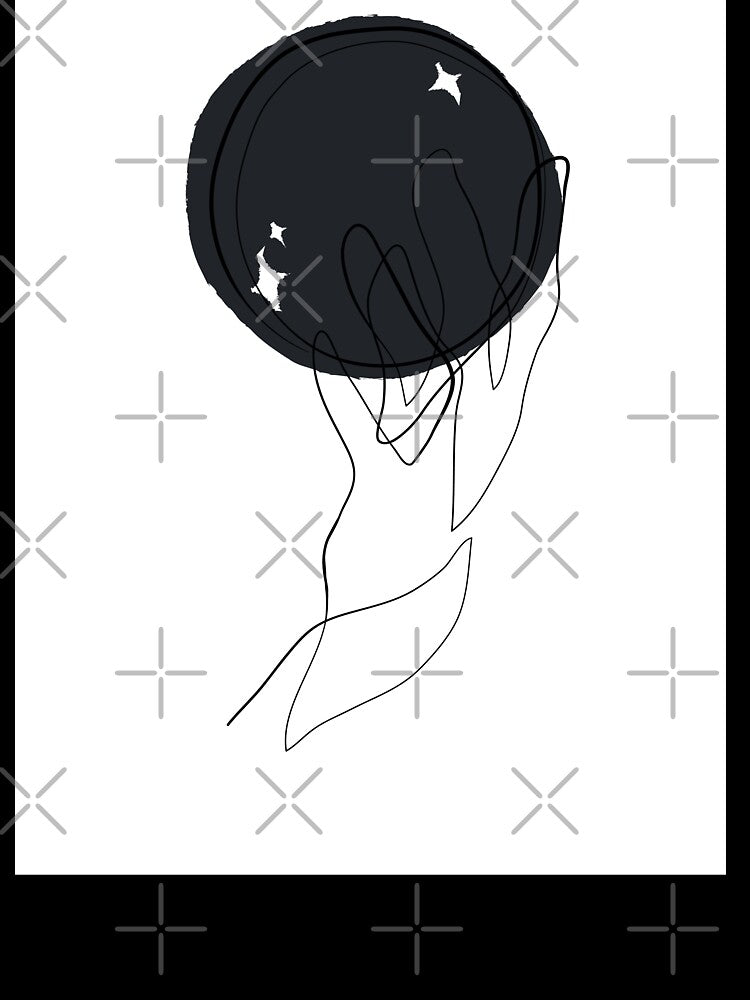 Magic crystal ball - Minimal line art by InspiRin T-Shirts, Hoodie, Sweatshirt | BlankRebels.com (Image 3)