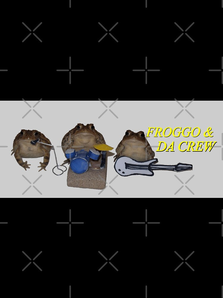 Froggo And Da Crew Meme,  Frog Band, Frog Meme, Frog Crused Images by Susanspy007 T-Shirts, Hoodie, Sweatshirt (Image 3)