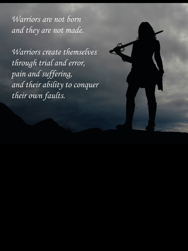 Women's Fitness Inspirational Quote - Warrior by superfitstuff T-Shirts, Hoodie, Sweatshirt | BlankRebels.com (Image 3)