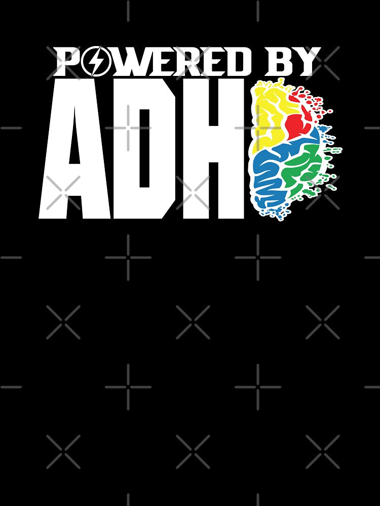 Powered By ADHD by MindsArtDesign T-Shirts, Hoodie, Sweatshirt | BlankRebels.com (Image 3)