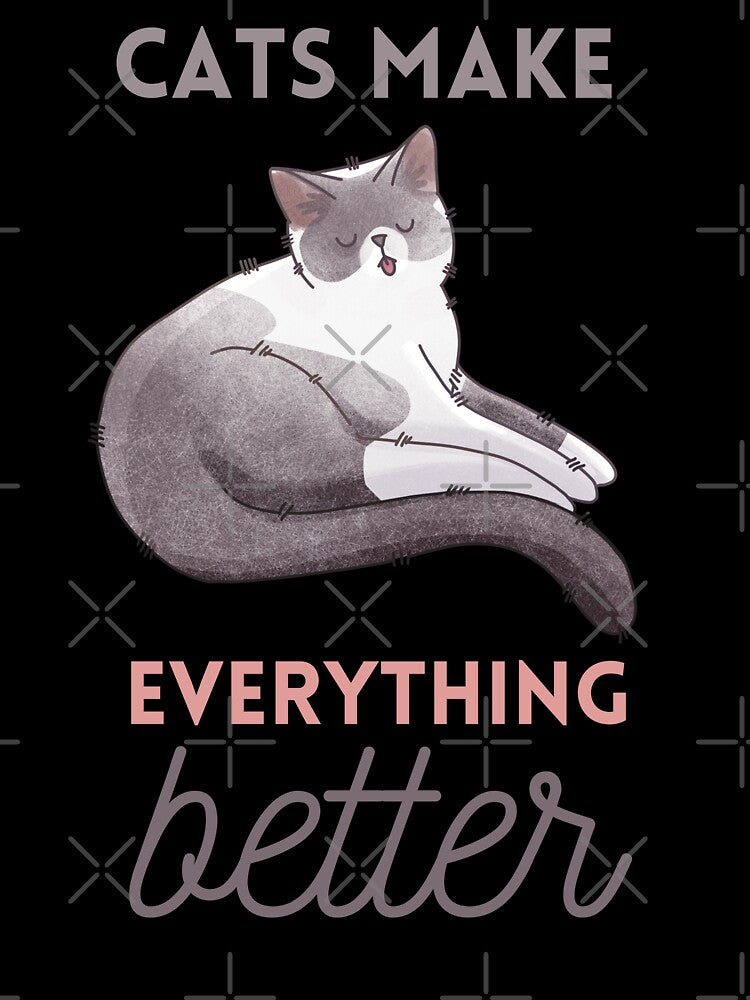 Cats make Everything Better - Blue Point Cat - Gifts for cat lovers by FelineEmporium T-Shirts, Hoodie, Sweatshirt (Image 3)