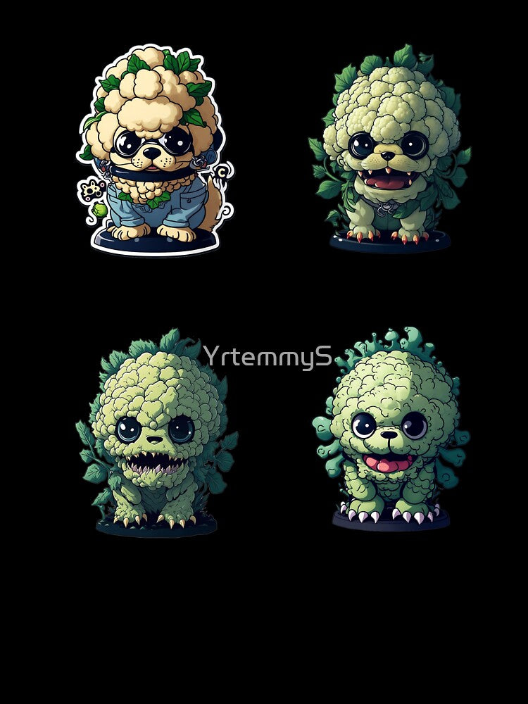 Cauliflower - Monsters Pack by YrtemmyS T-Shirts, Hoodie, Sweatshirt | BlankRebels.com (Image 3)