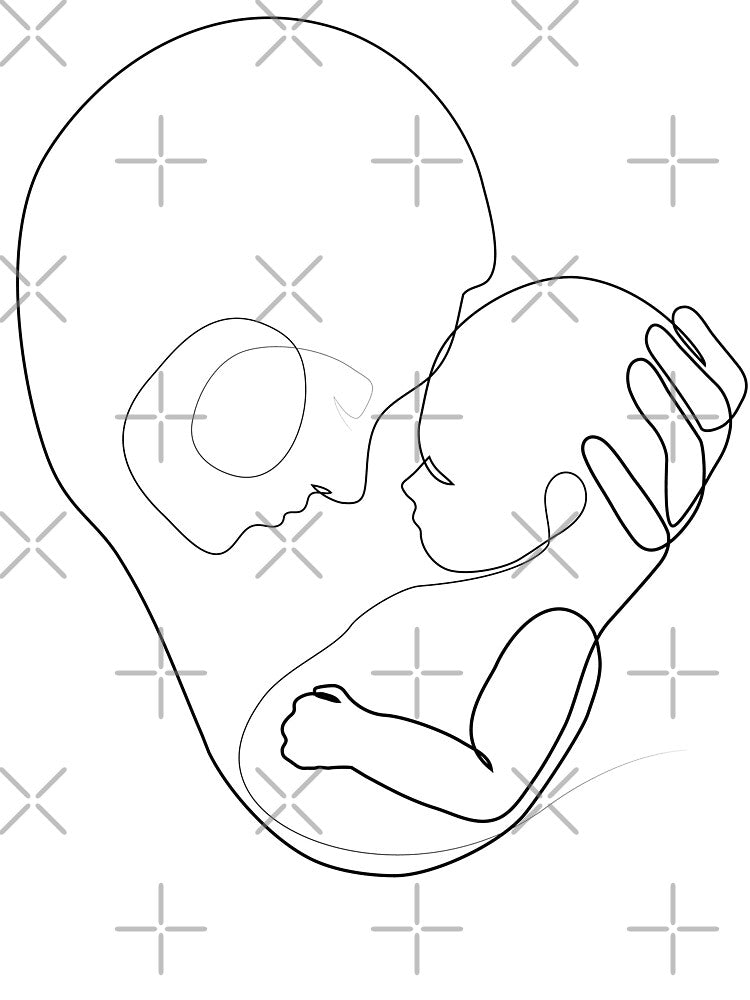 Mother - Minimal line art by InspiRin T-Shirts, Hoodie, Sweatshirt | BlankRebels.com (Image 3)