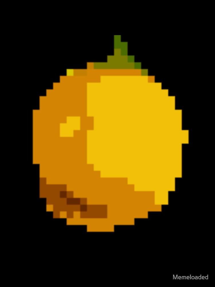 Pixel Art Lemon Fruit by Memeloaded