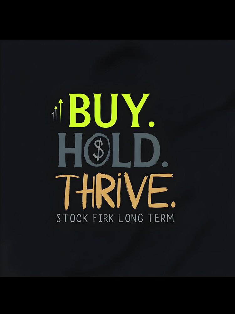 Buy, Hold and Thrive - Finance Tee by Nene's design Hoodie, Sweatshirt | BlankRebels.com (Image 3)