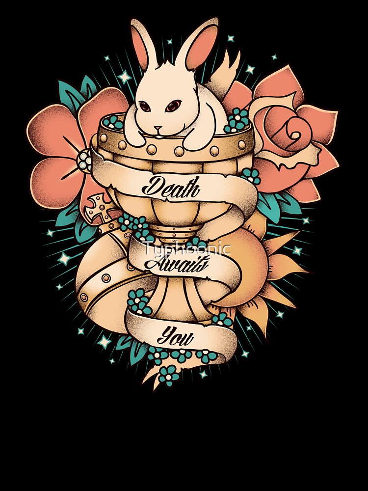 Holy grail - Death awaits you - Rabbit of Caerbannog by Typhoonic