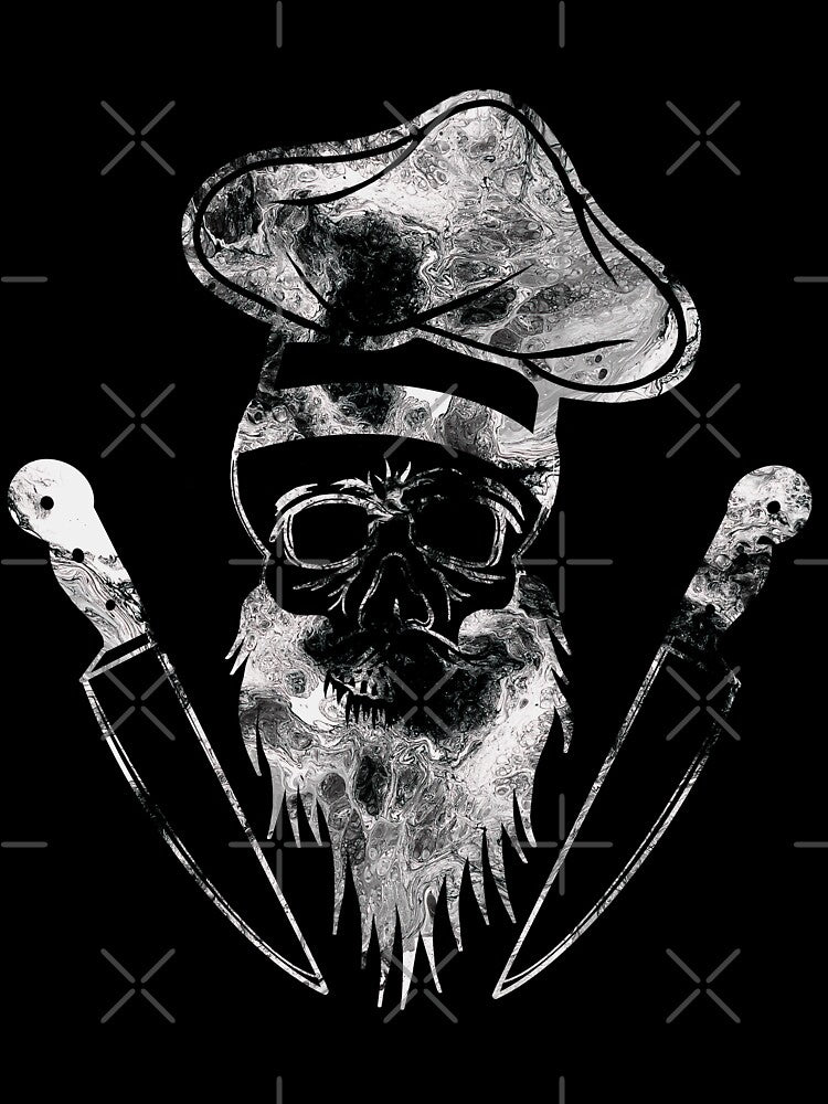 There is beauty in darkness crazy beard chef skull by TitaCris T-Shirts, Hoodie, Sweatshirt | BlankRebels.com (Image 3)