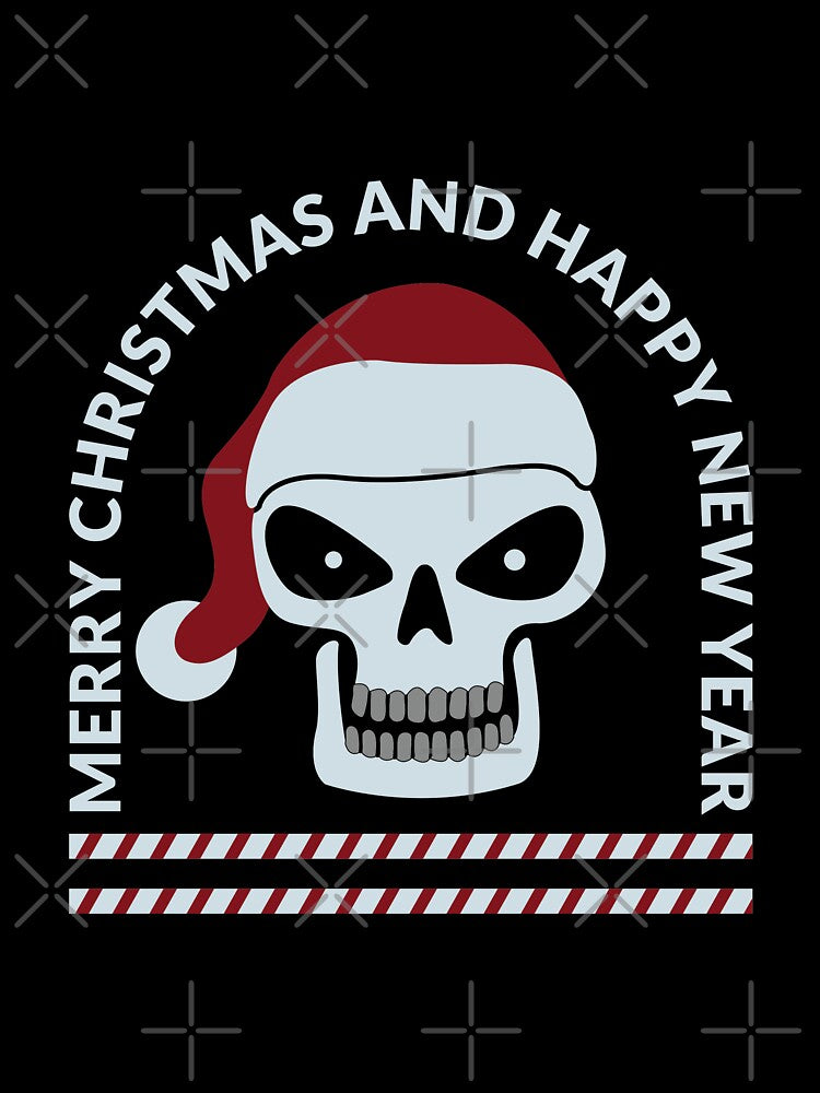 Merry Christmas And Happy New Year With Skelton - Christmas Season by Delandor T-Shirts, Hoodie, Sweatshirt (Image 3)