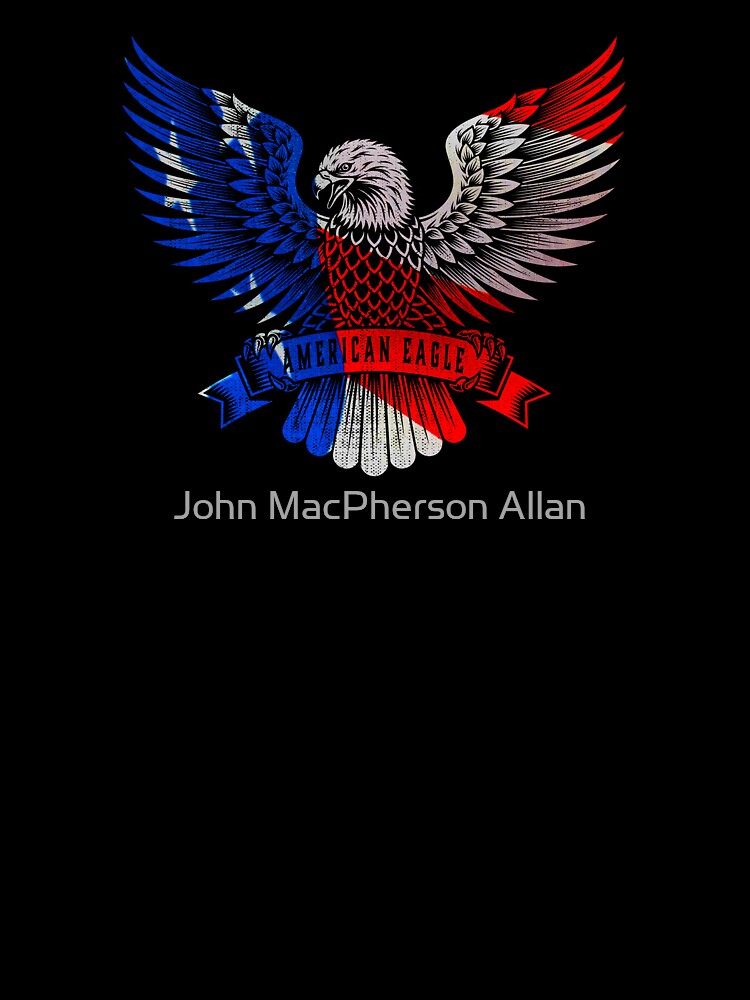 American Eagle & Flag Colours by John MacPherson Allan T-Shirts, Hoodie, Sweatshirt | BlankRebels.com (Image 3)