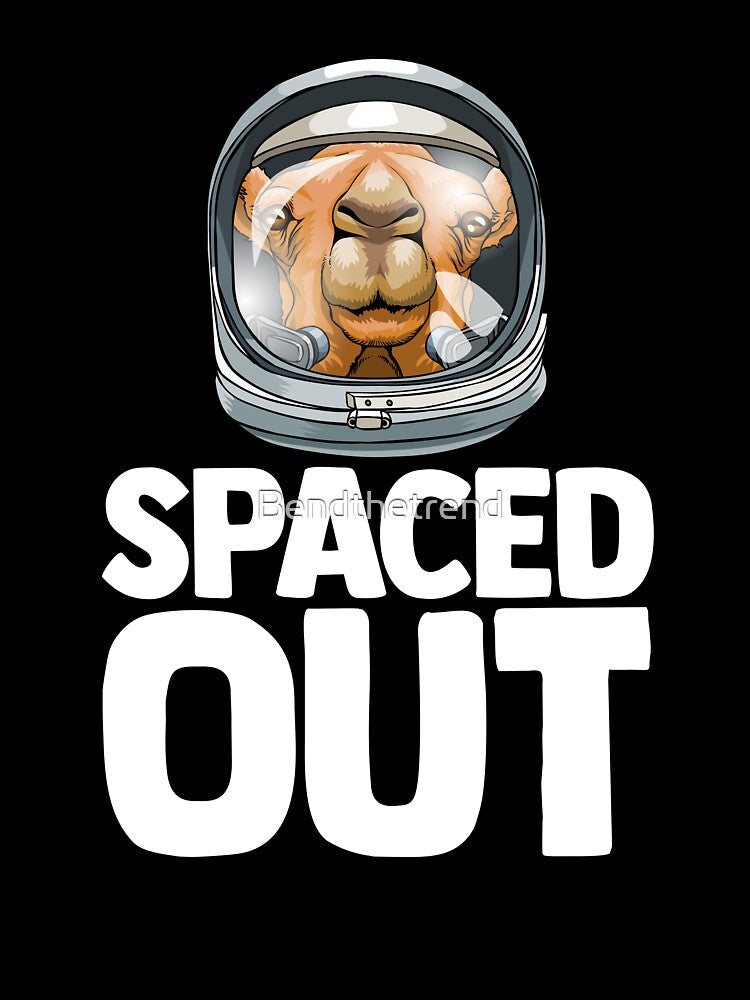 Spaced Out Astronaut Camel Outserspace Science Geek by Bendthetrend T-Shirts, Hoodie, Sweatshirt | BlankRebels.com (Image 3)