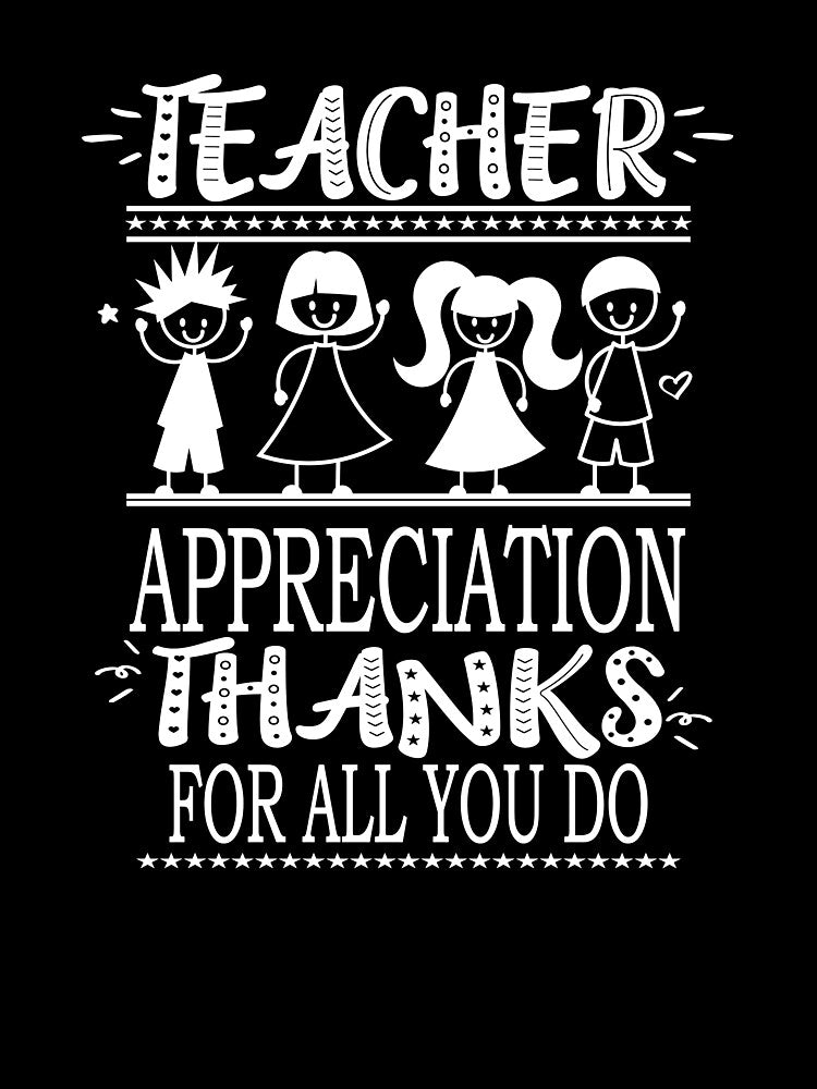 Teacher's Appreciation Gift Thanks For All You Do Cute Design by Sapphire Star T-Shirts, Hoodie, Sweatshirt (Image 3)