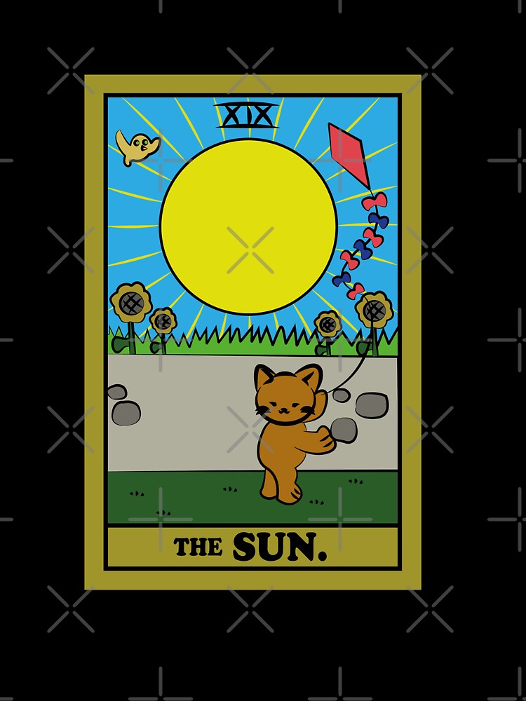 TAROT CARDS | THE SUN. | CAT by FalconLifeStore T-Shirts, Hoodie, Sweatshirt | BlankRebels.com (Image 3)